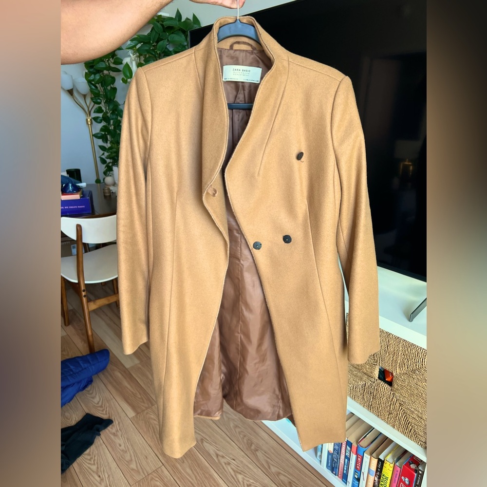 Zara coat - taupe brown